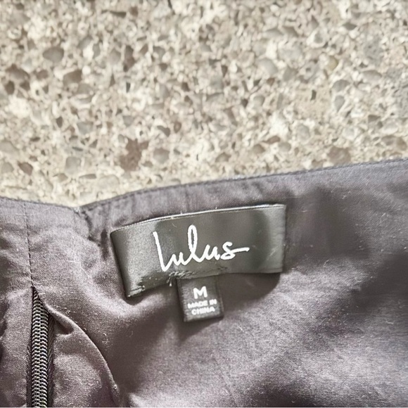 Lulu's Black Faux Leather Puff Sleeve Crop Top - Size M ⭐🖤 - Picture 13 of 13